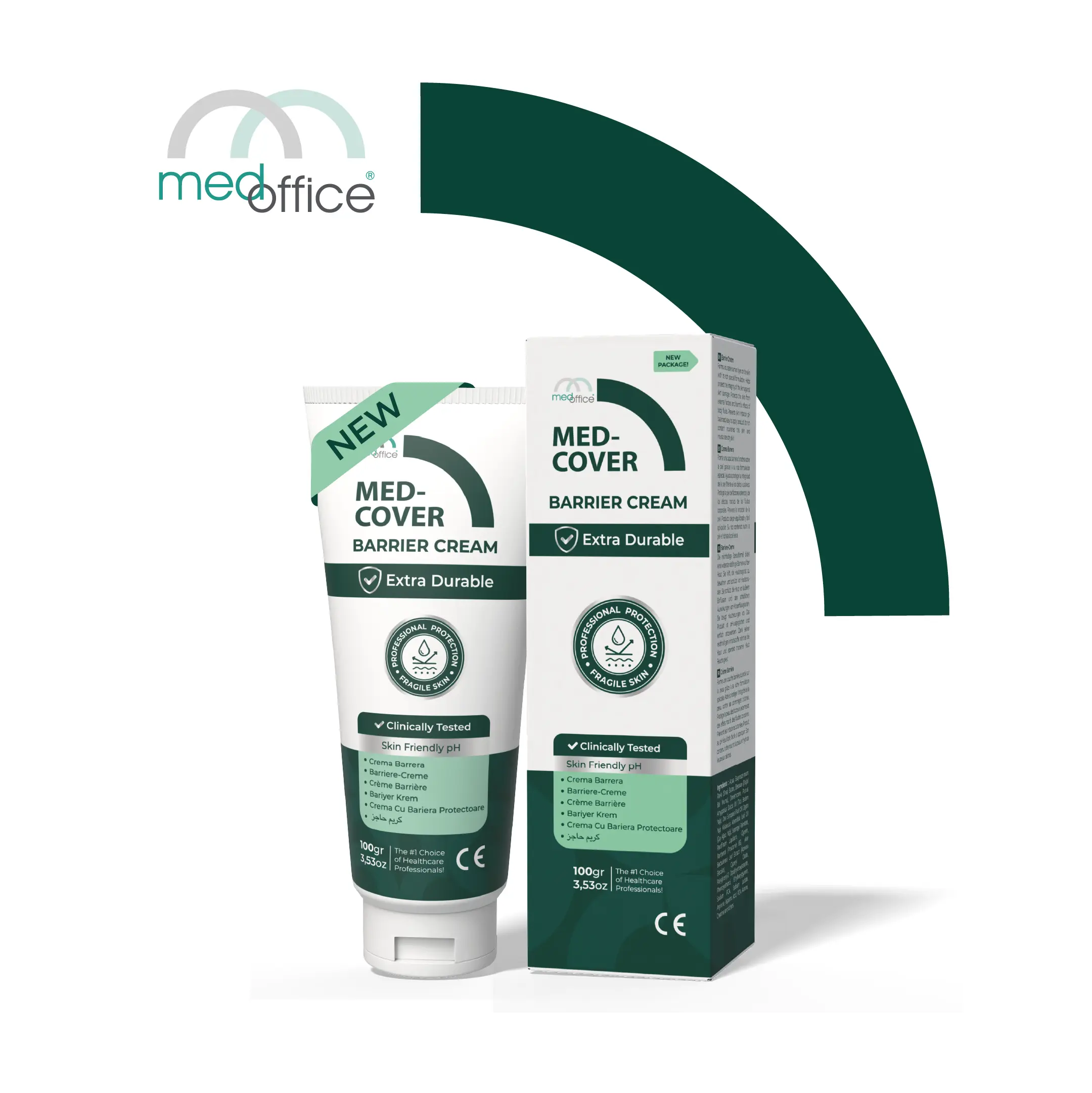 Med-Cover läbipaistev barjäärikreem, 120 g
